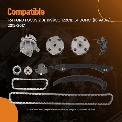 Engine Timing Chain Set CP9Z6K255A for Ford Focus 2.0L (2012-2017)