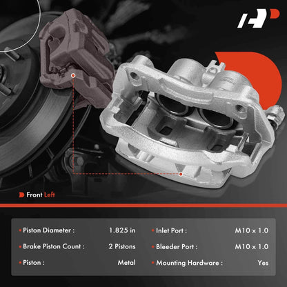 Front Left Brake Caliper for Nissan Xterra/Frontier (2005–2025) with Bracket