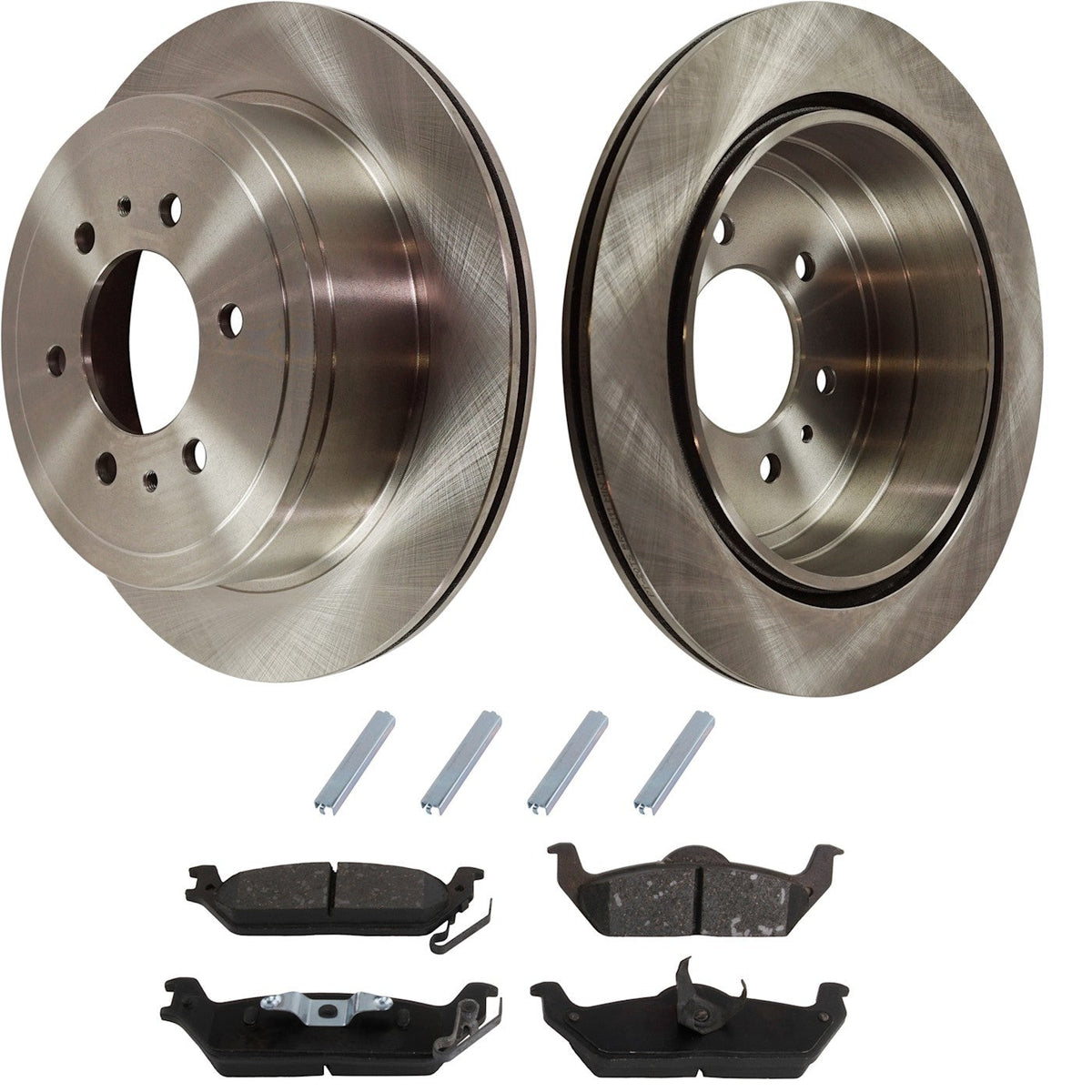 Rear Brake Rotor and Pad Kit for F-150 (2004–2011)