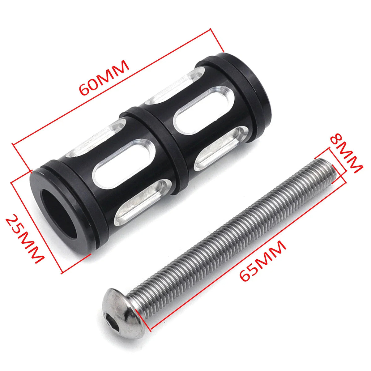 1 PC Black Billet Shifter Peg for Harley Davidson (All Models)