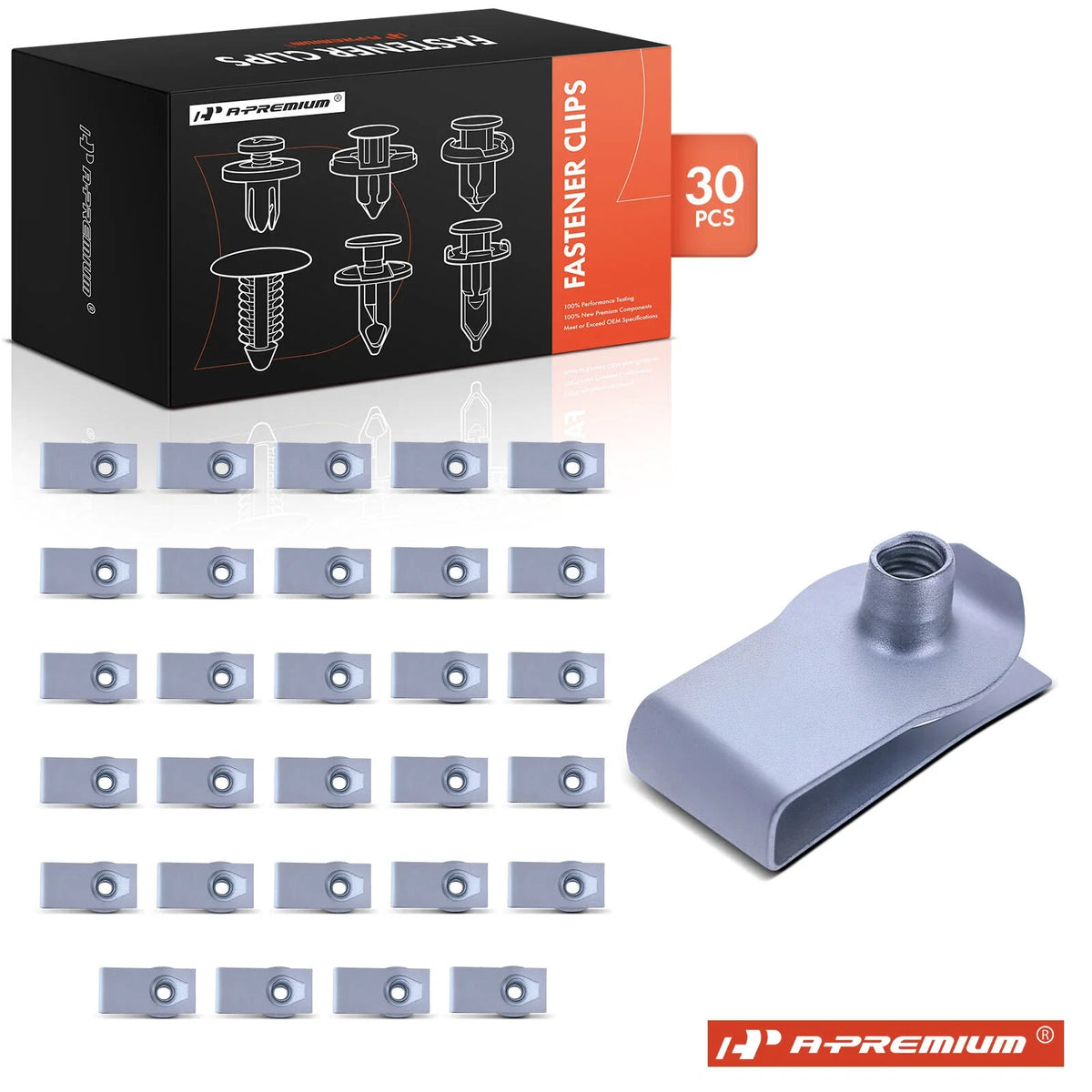 30Pcs U-Nut Zinc for Chevy GMC (Year Range Not Specified)