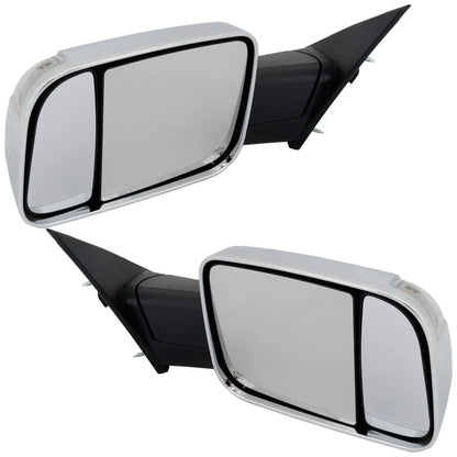 Chrome Towing Mirrors with Signal Light for Ram 1500 (2019-2021) Power Heated