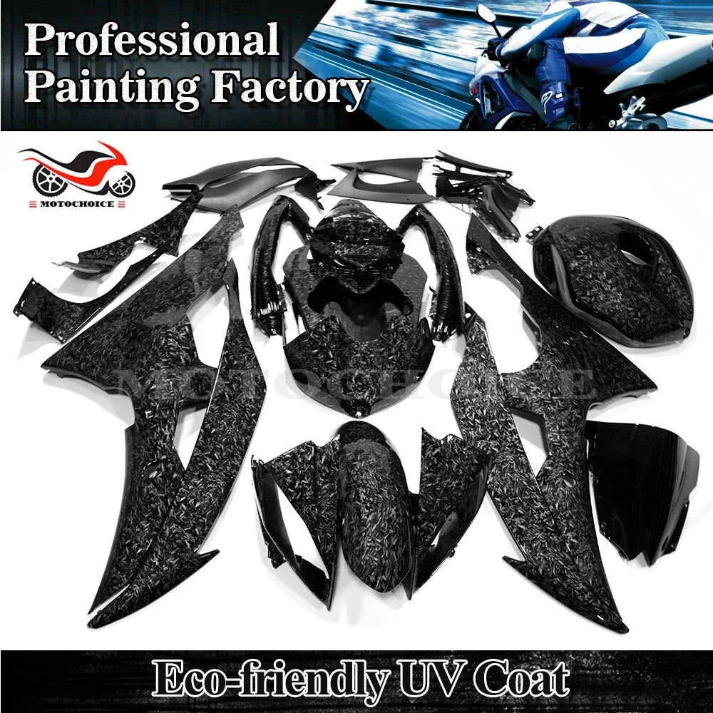 Forged Carbon Fiber Fairing Kit with Tank Cover for Yamaha YZF R6 (2008–2016)