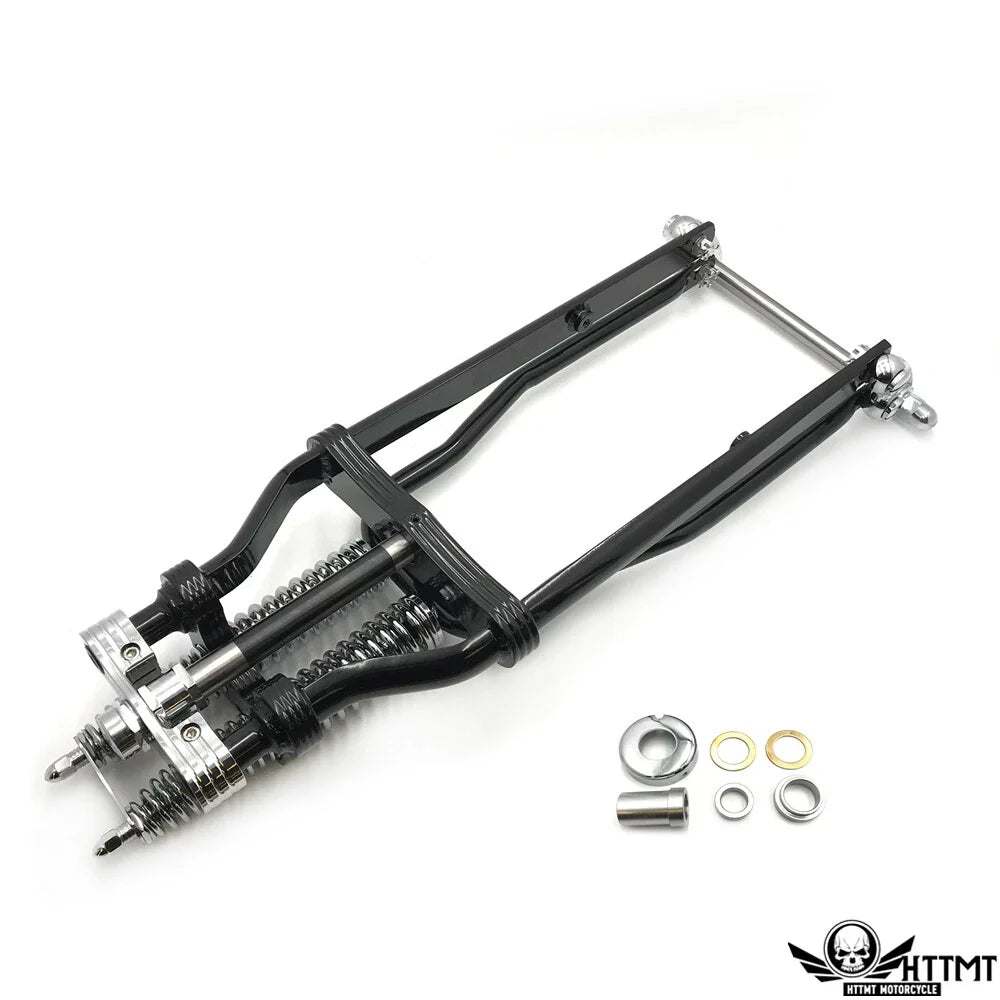 18" Front End Springer with 2" Riser & Handlebar Adapter for Custom Harley