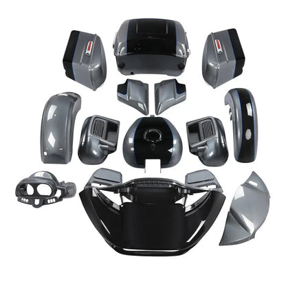 Fairings Body Kit for Road Glide Limited 2015-2023 - Black/Gray