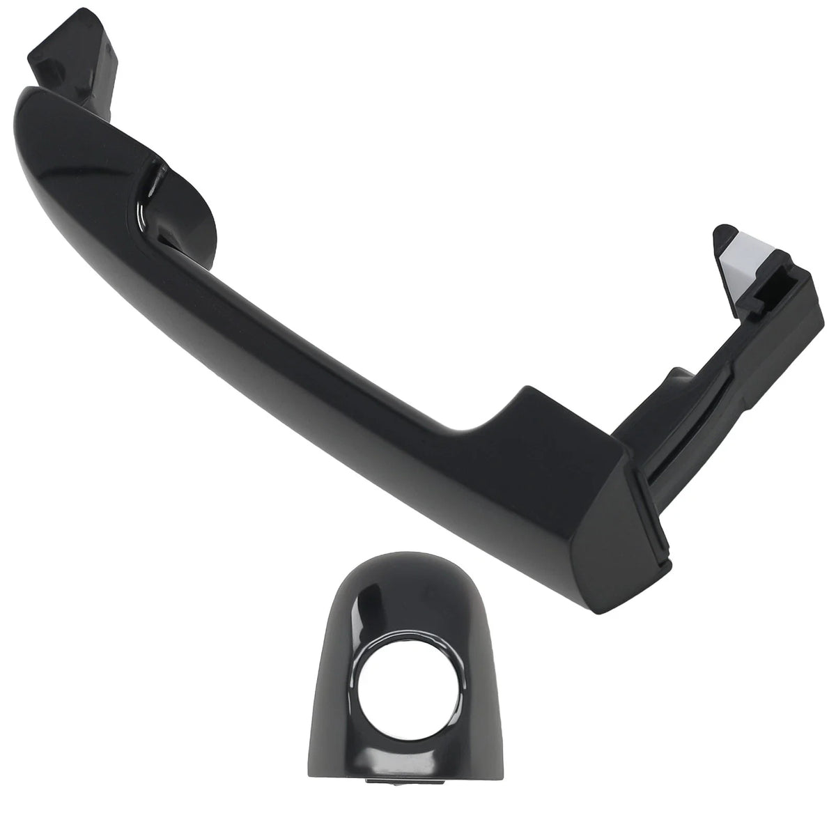 Front Left Black Outside Door Handle for Hyundai Elantra (2007–2010)