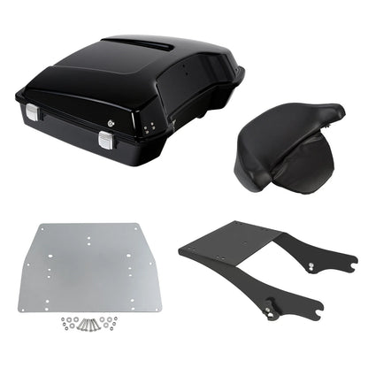 Backrest Mount Plate for Trunk - Harley Touring Road King Glide 1997-2008