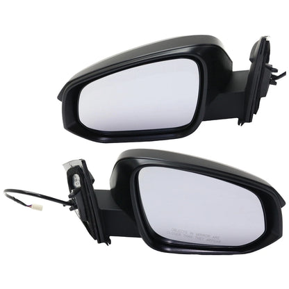 Power Mirrors for Toyota RAV4 (2015) Driver & Passenger Side Textured Black