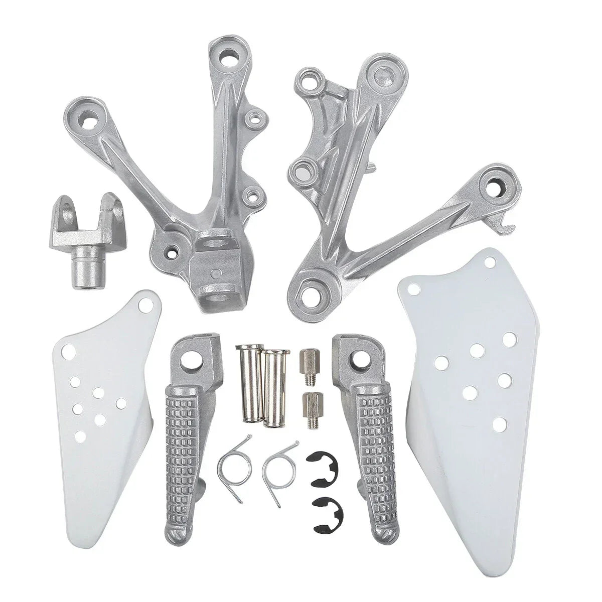 Front Pegs Bracket Footrests for Kawasaki Ninja ZX6R 2009-2018