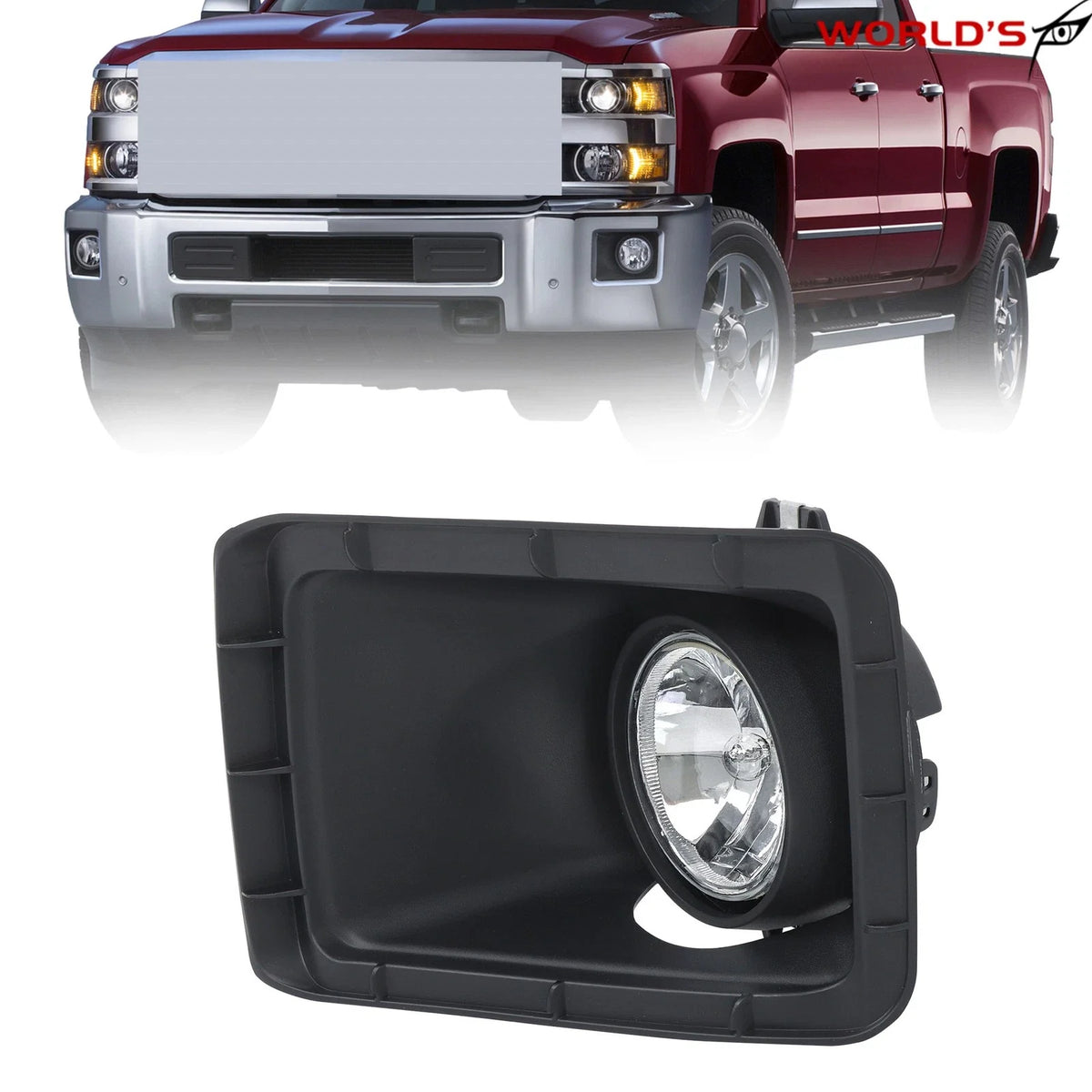 Halogen Fog Light for Chevrolet Silverado 2500 HD 3500 (2015–2019) Front Right