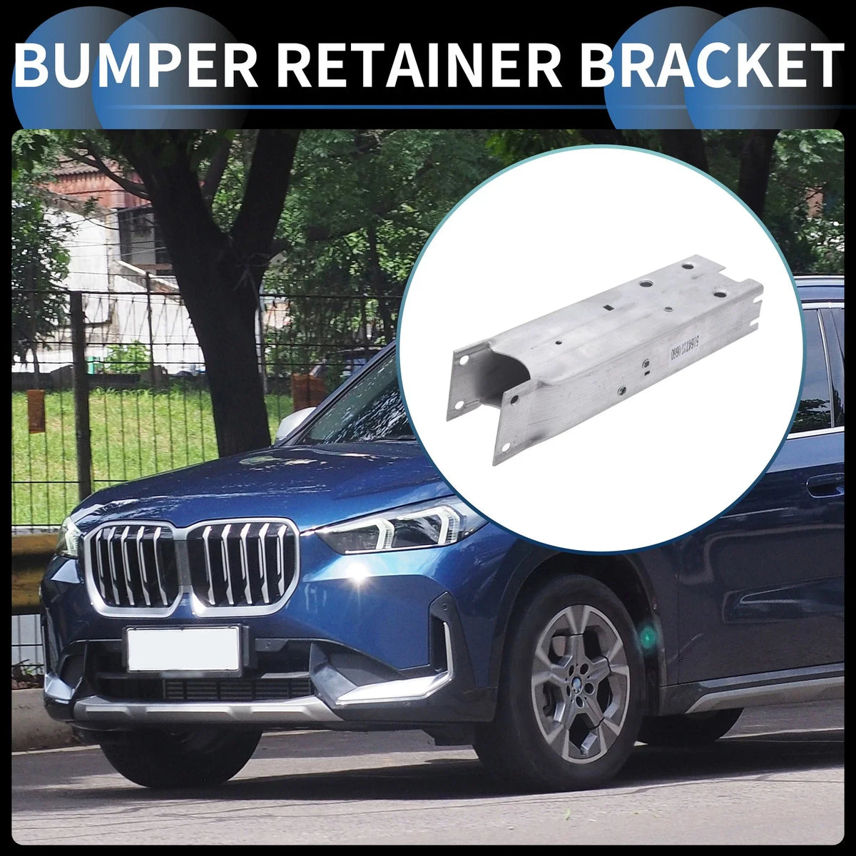 1pc Right Front Bumper Retainer Bracket No. 51647274660 for BMW X4 (2015–2018)