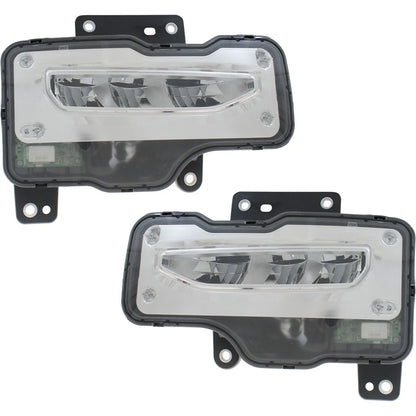 Fog Light Set of 2 for GMC Sierra 1500 (2016–2018)