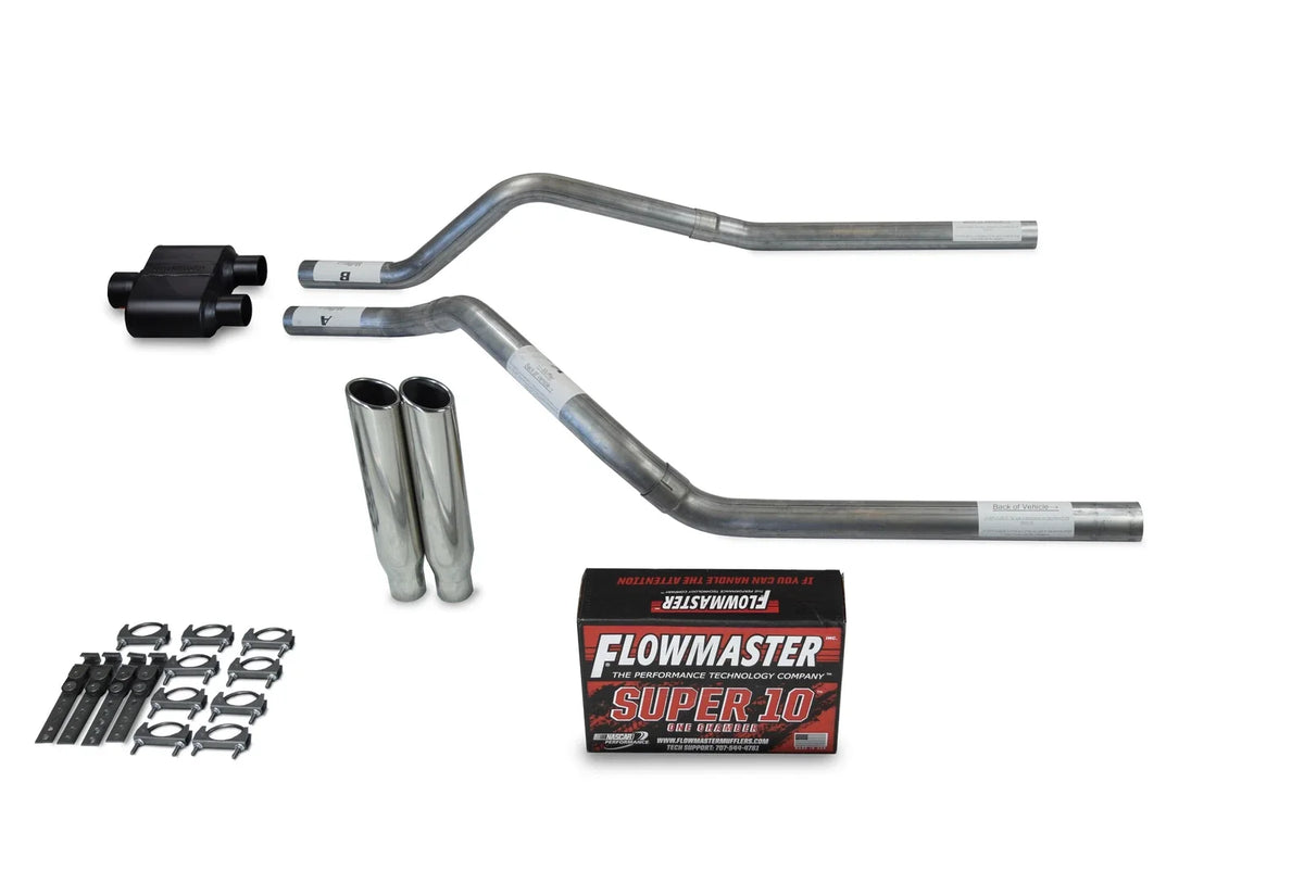 Dual Exhaust System for Chevy Blazer (1995–1999) - Flowmaster Super 10, 2.5