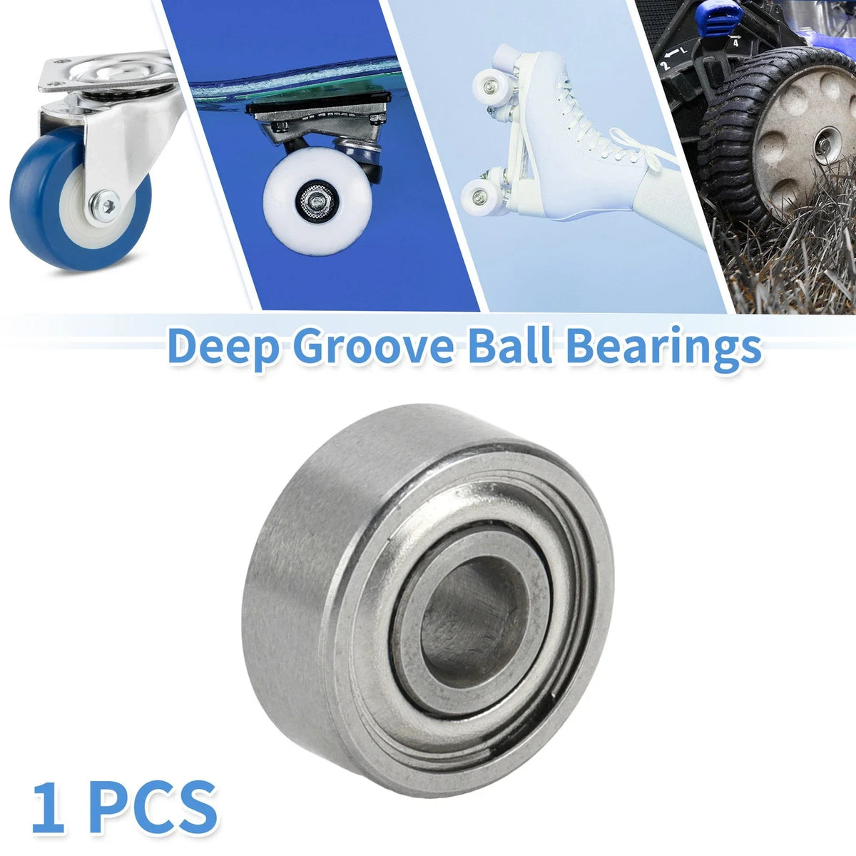 Deep Groove Ball Bearing 3x10x4mm for Scooter Skateboard 