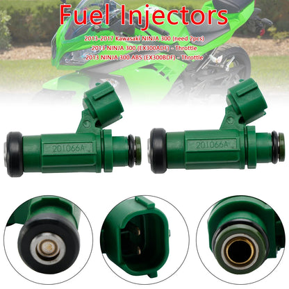 Set of 2 Fuel Injectors 49033-0558 for Kawasaki Ninja 300 & Versys-X 300