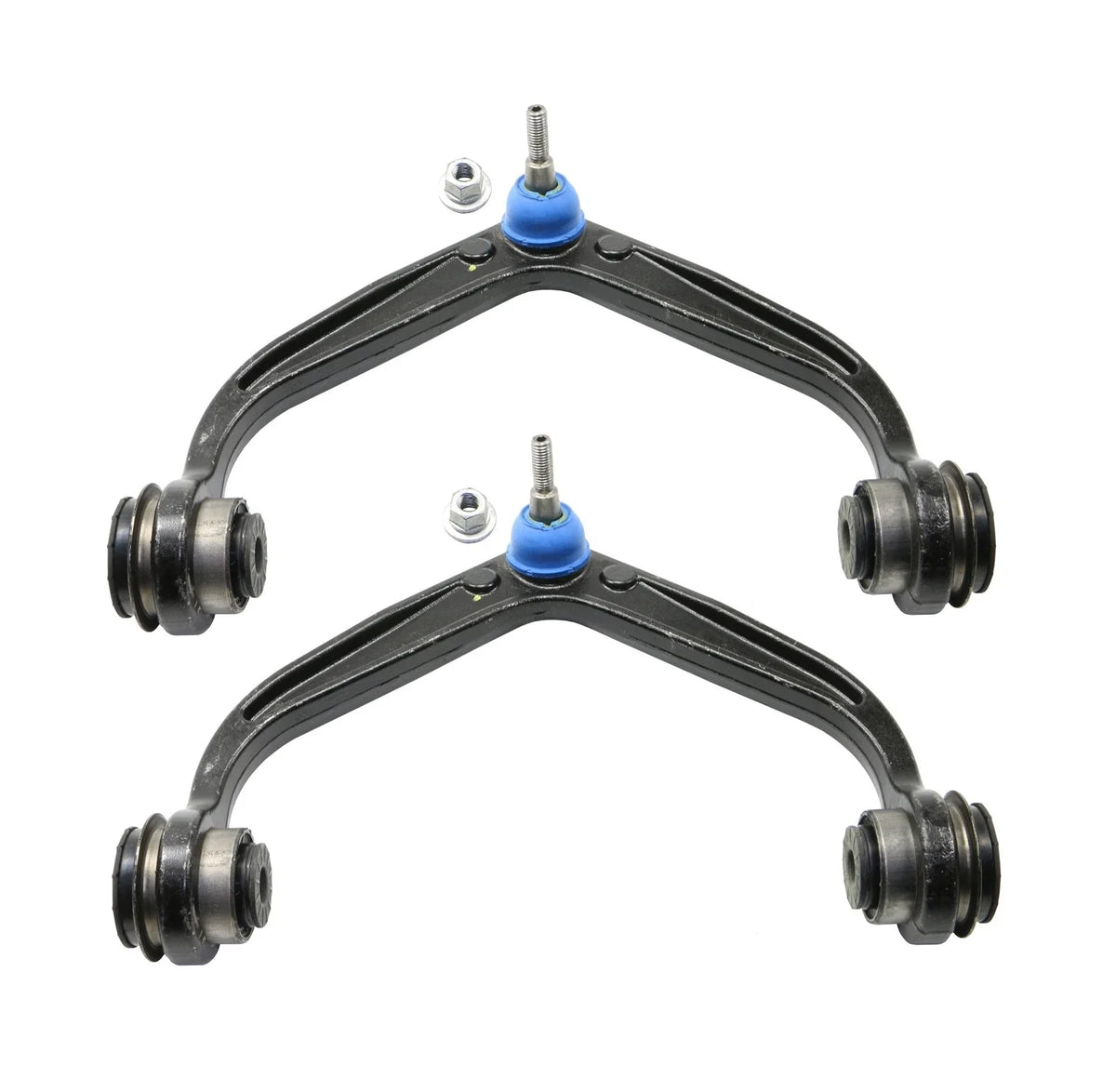 Set of 2 Front Upper Control Arm Ball Joint Assemblies for Silverado 3500 HD (2001–2010)