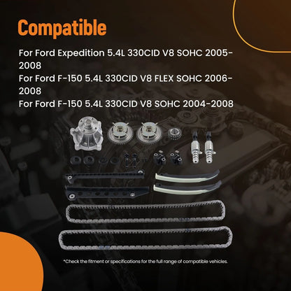 Engine Timing Chain Kit for 5.4L Ford Expedition (2005-2008) F7UZ8501CA
