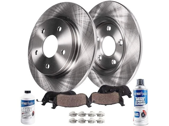 Rear Brake Pad and Rotor Kit for Mazda 3 (2004–2005) JG672MV