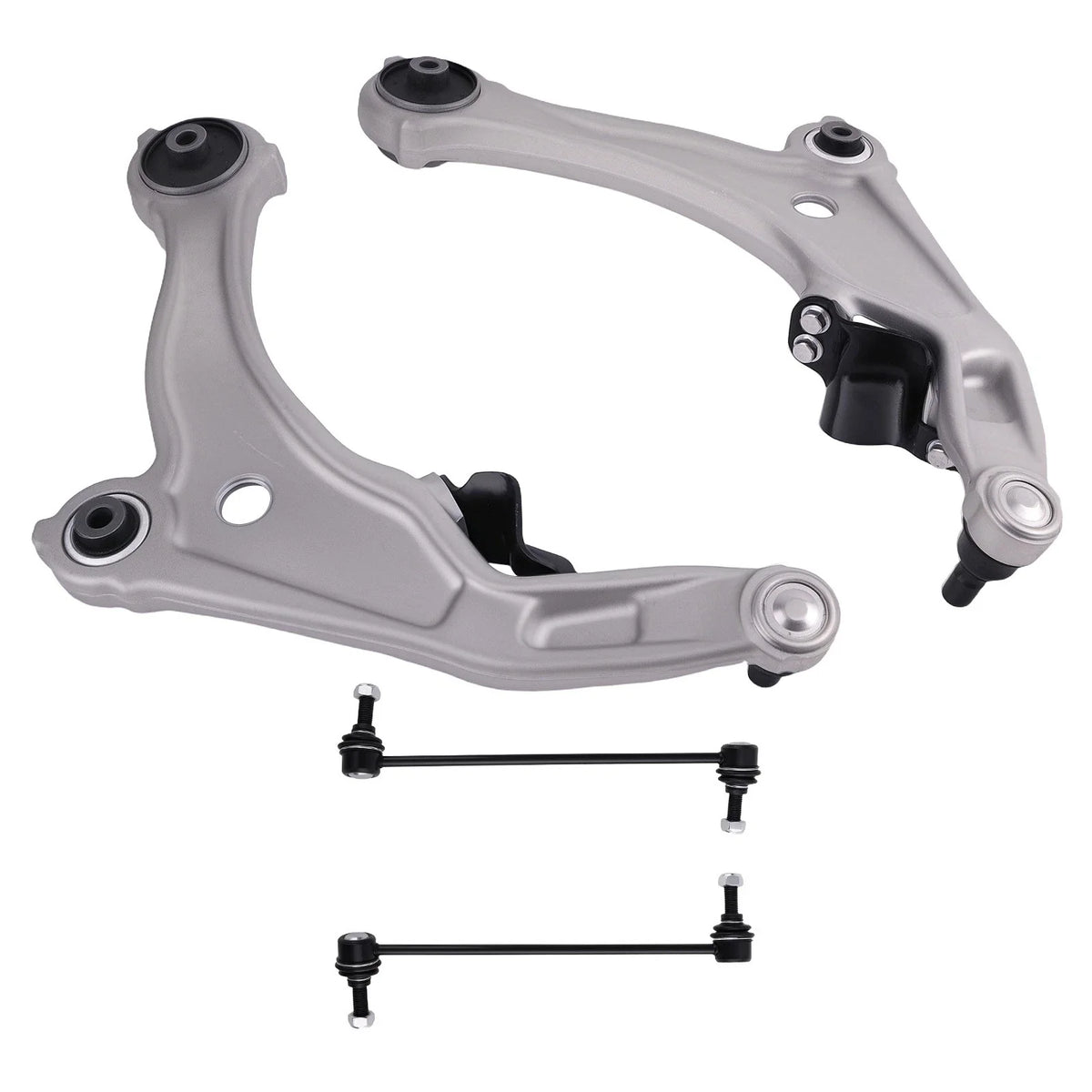Set of 4 Front Lower Control Arms with Sway Bar Links for 2009-2014 Maxima