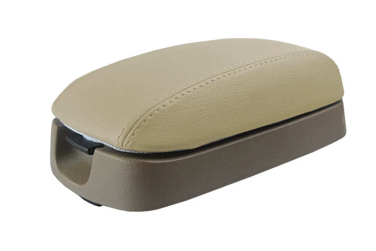 Leather Console Lid Pull Over Cover for Hyundai Elantra (2001–2006) Beige