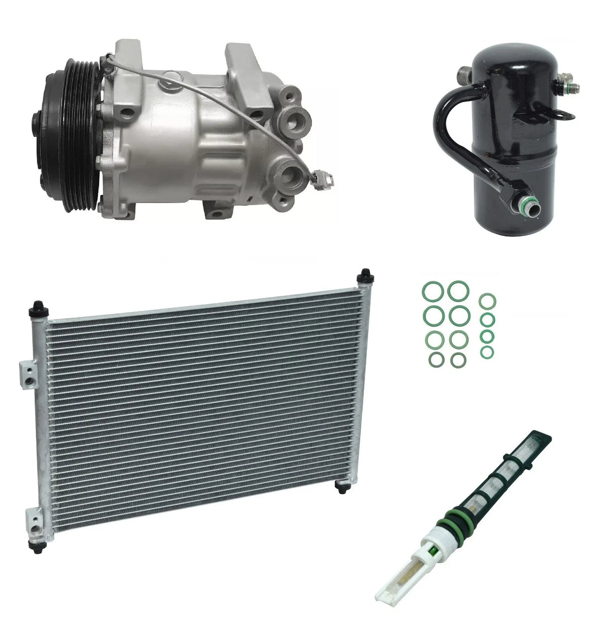 AC Compressor Kit with Condenser for Mazda 626 2.5L V6 (1999–2002)
