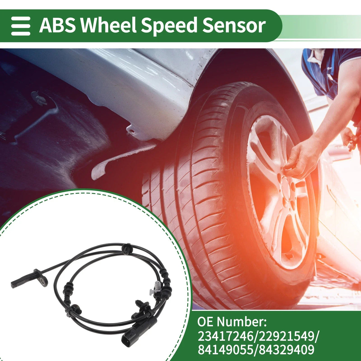 ABS Wheel Speed Sensor No. 23417246 for Buick Lacrosse (2018–2020)