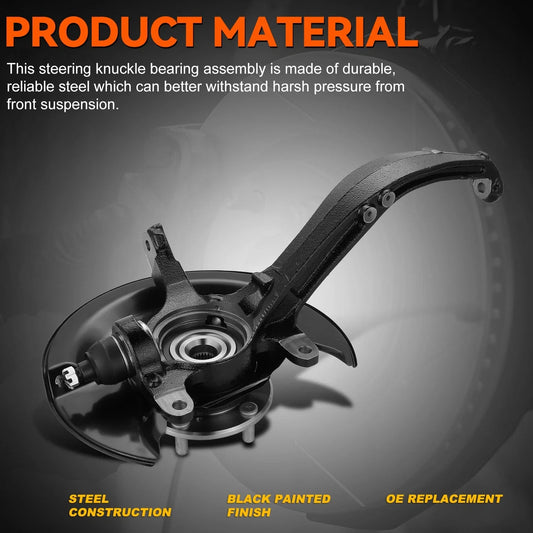 Loaded Knuckle Assembly for Honda Accord 2.4L (2003–2007)