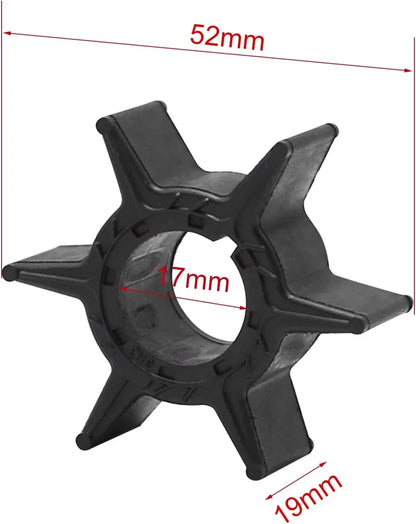 Water Pump Impeller for Yamaha Outboard 40 48 50 60 70 hp (2 Stroke) 6H3-44352-00 697