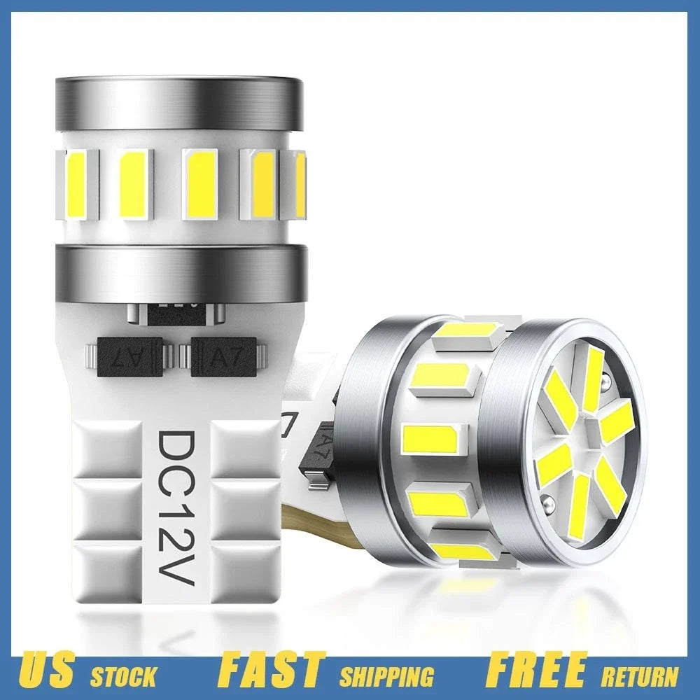 T10 Wedge Base LED Light Bulb 6500K for RV (12V)