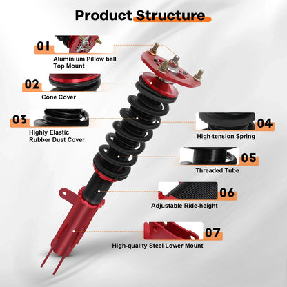 Coilovers for Lexus ES300 (1997–2001) Adjustable Height Suspension Kit