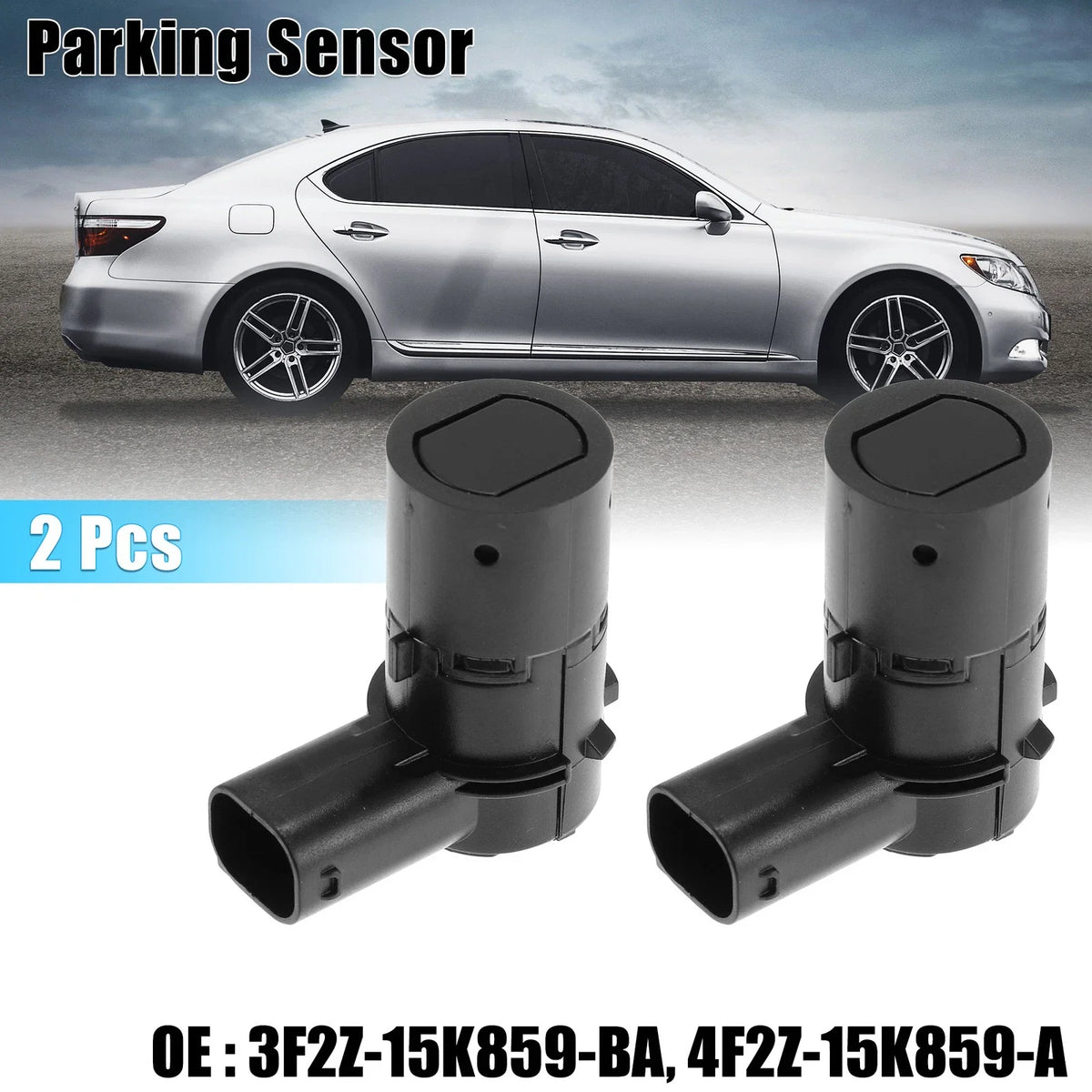 2X Reverse Parking Sensor 3F2Z-15K859-BA for Ford F-250 F-350 Super Duty (1999–2015)