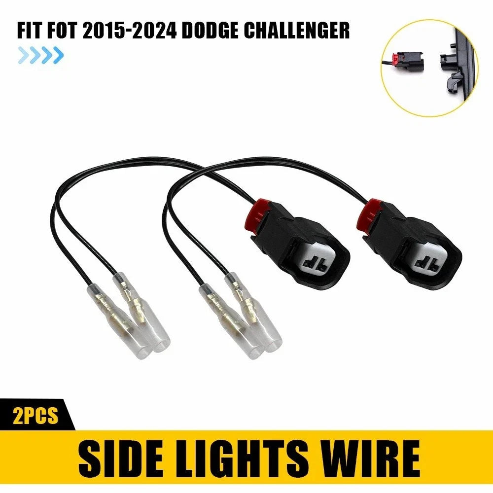 Side Marker Light Power Cord Wire Harness for Dodge Challenger (2015–2024)