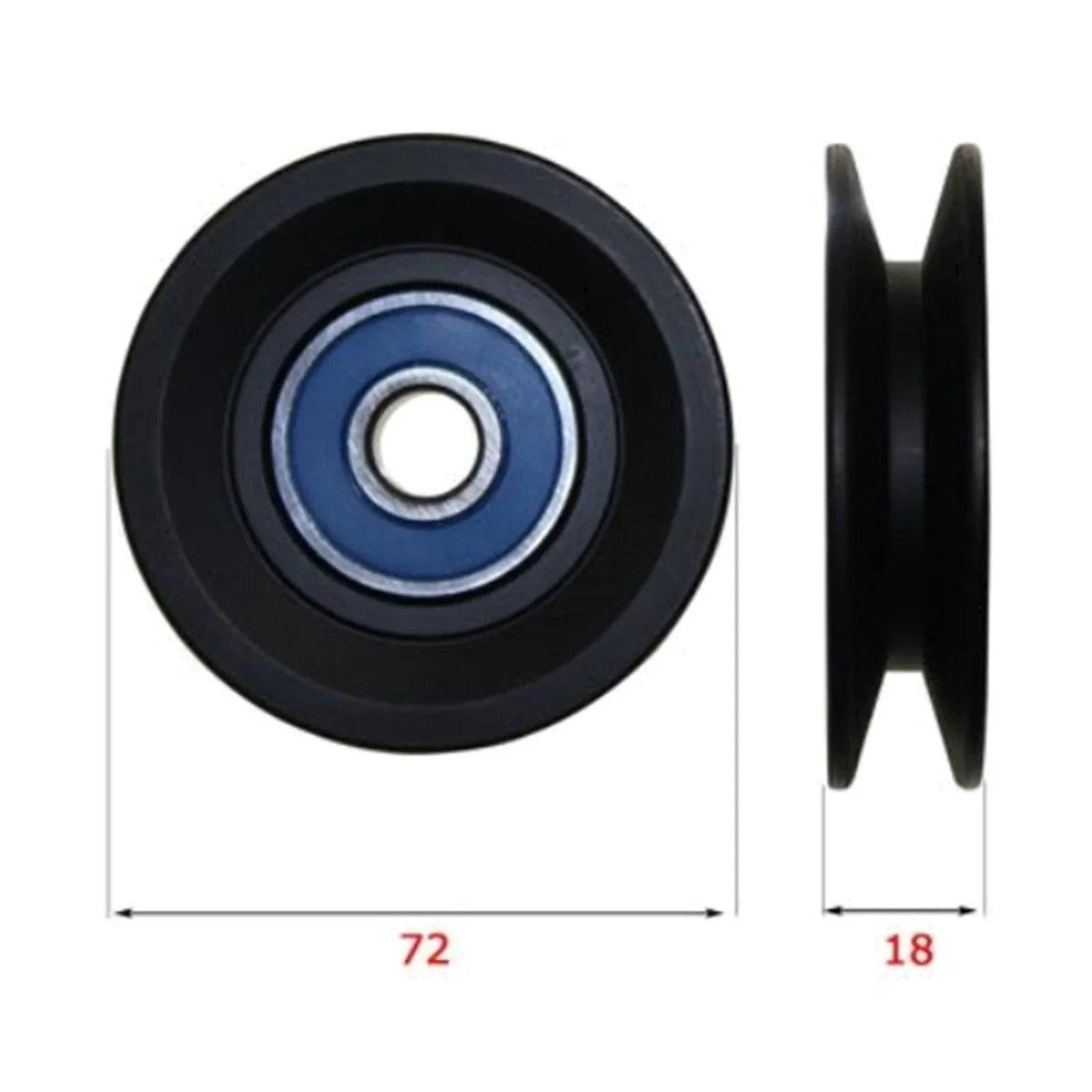Drive Belt Pulley A/C for Mitsubishi Magna 2.6L 4G54 (1985-1996)