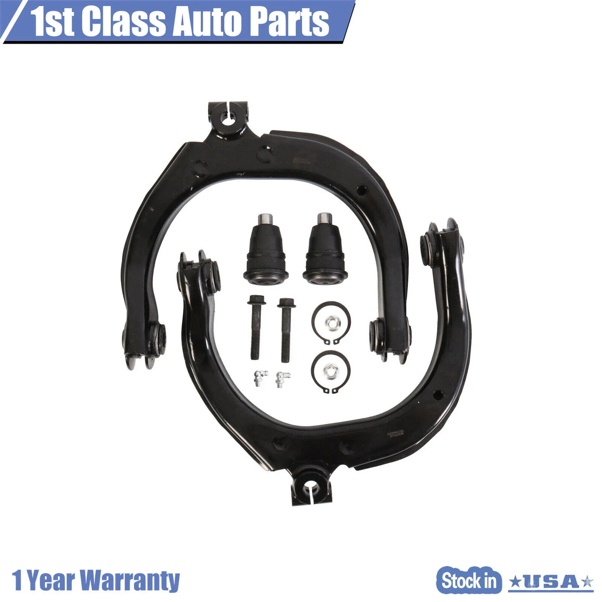Set of 4 Front Upper Control Arms Ball Joint Suspension Kit for GMC Envoy (2002–2009)