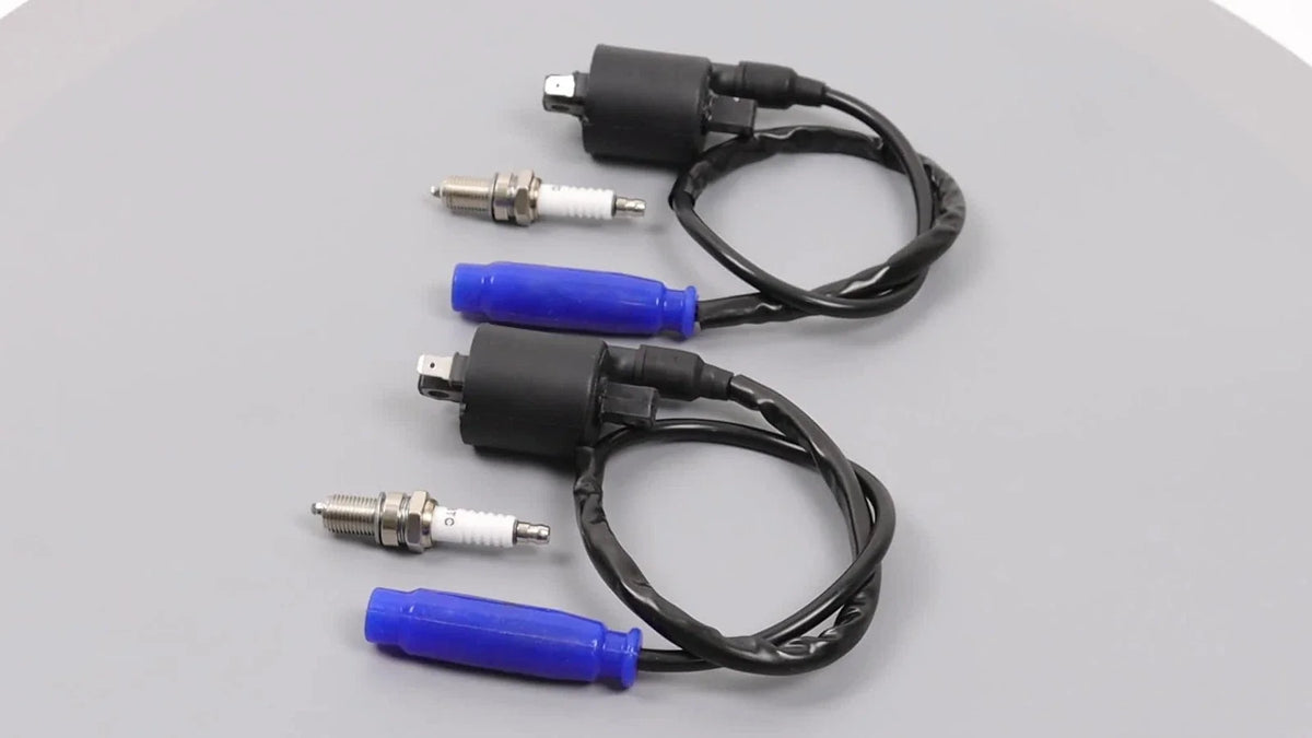 2X Ignition Coil Spark Plug & CAP for Kawasaki Brute Force 750 (2008–2022)