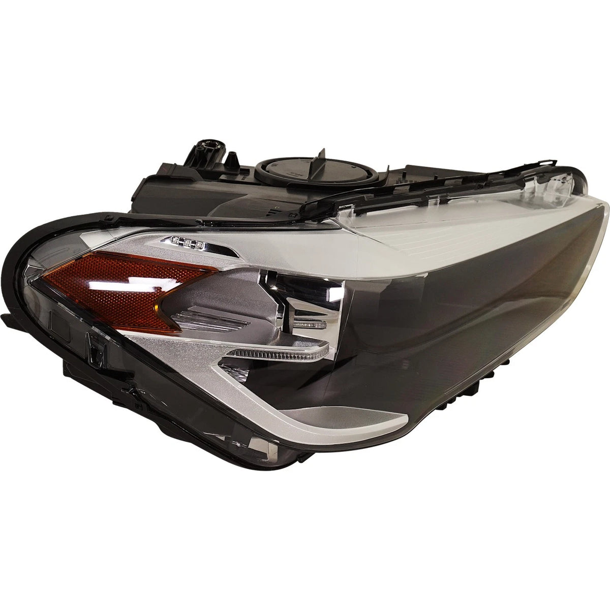 Passenger Side Headlight for BMW X1 (2016–2022) Halogen, Includes Bulb