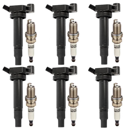 6X Ignition Coil + 6X Spark Plug for Lexus ES300 RX300 V6 3.0L (1999–2003)