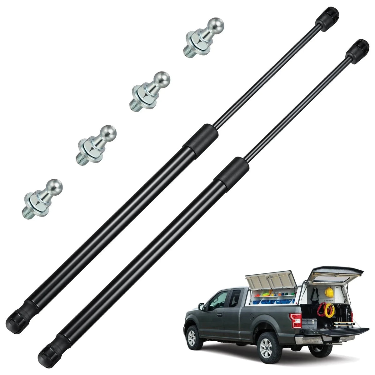 2pc Gas Strut for Pickup Toolbox Lid Door (Fits Various Models)