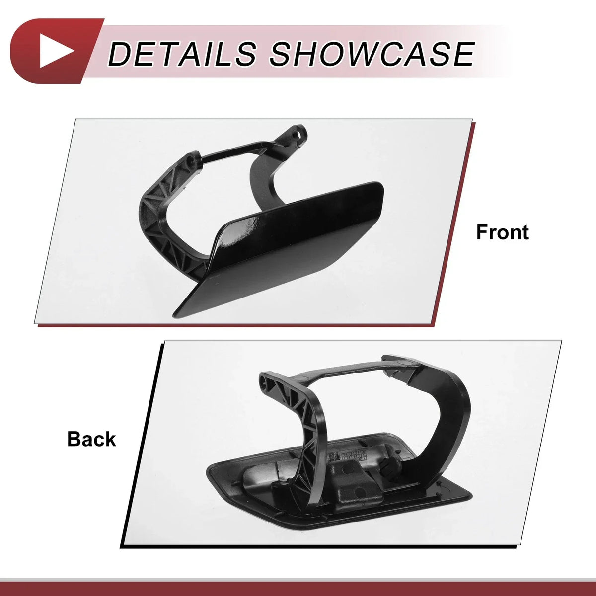 Washer Nozzle Cover Front Left for Mercedes-Benz GL350 (2013-2016) - Black