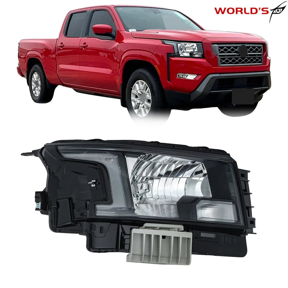 Factory Halogen Black Headlights for Nissan Frontier (2022–2023)