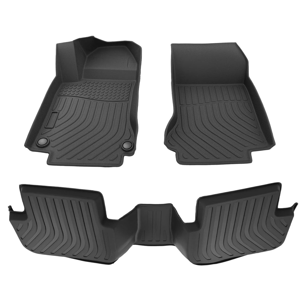 Black TPE Floor Mats Set for Mercedes-Benz CLA GLA 2014-2020