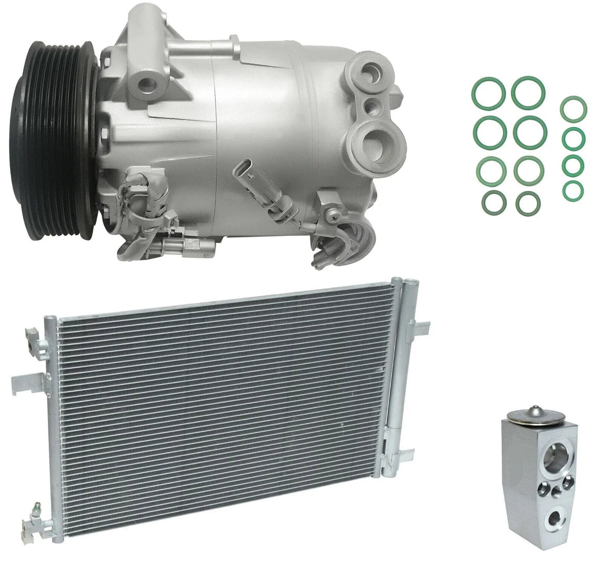 AC Compressor Kit With Condenser for Buick Regal 2.4L (2016–2016)