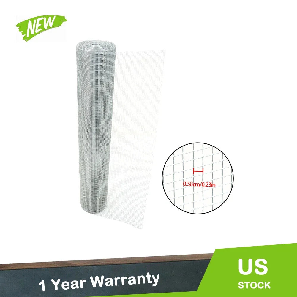 48in x100ft Hardware Cloth Galvanized Welded Wire Mesh Chicken Fence