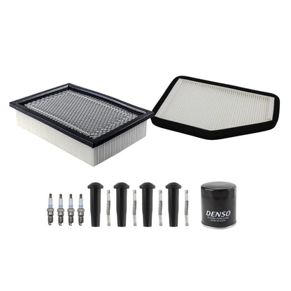Denso Tune Up Kit 4 Spark Plugs & Boots for Escape Mariner Tribute (2001–2012)