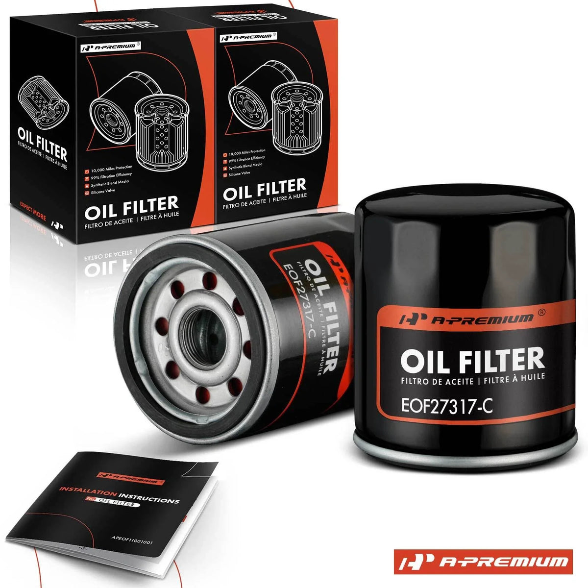 2X Engine Oil Filter for Nissan Altima (1998–2003) & Sentra (2000–2006)