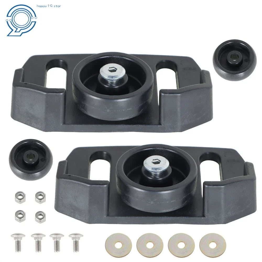 Set of 2 Rolling Skid Shoes for Snow Throwers (2 & 3 Stage)