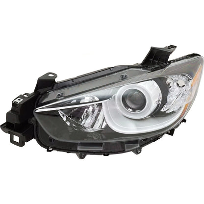 Headlight Set for Mazda CX-5 (2013–2016) CAPA Clear Lens Halogen