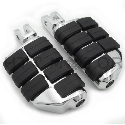 Dually Chrome Footpegs for Harley FXBB FXBR FXBRS FXLR (2018-2023)