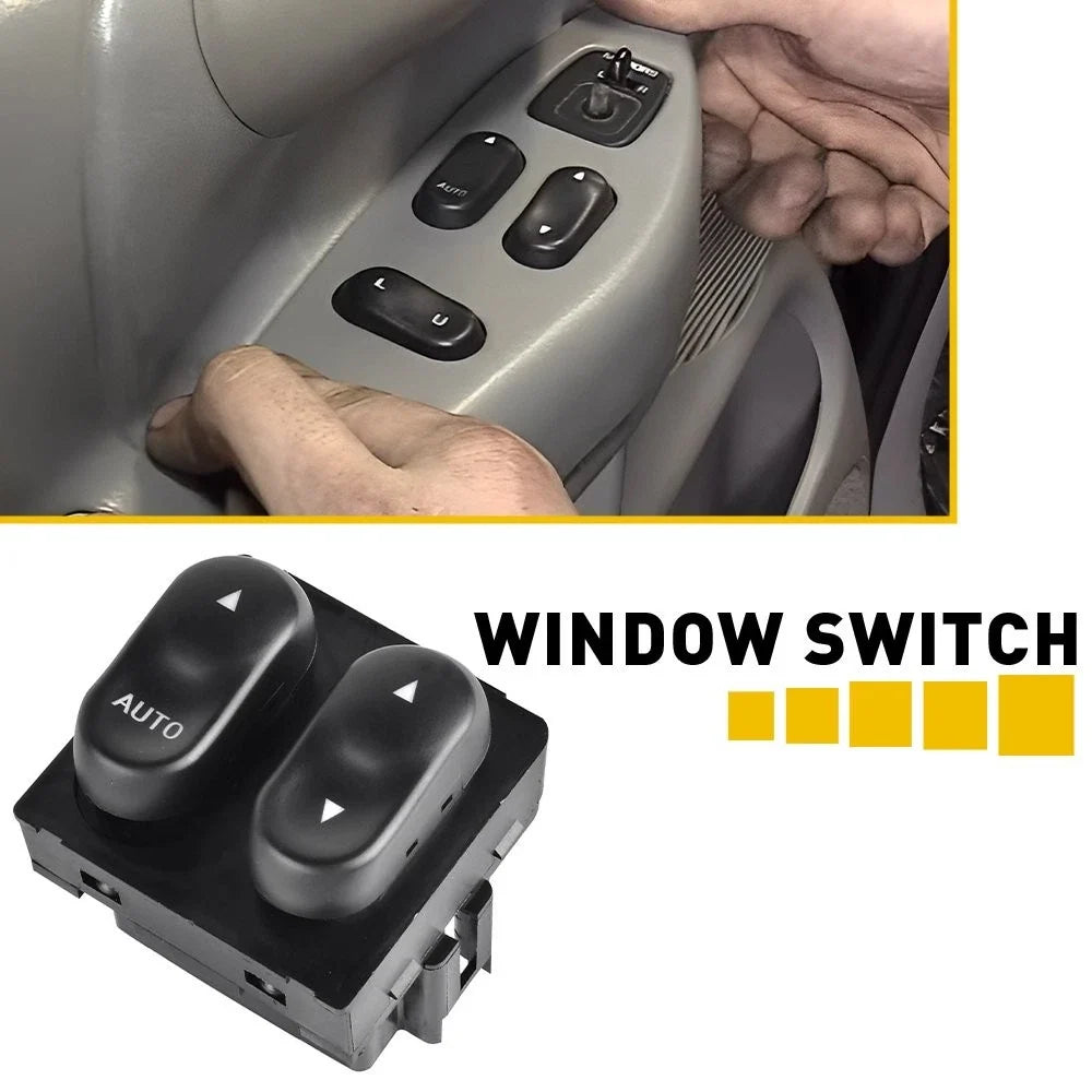 Front Driver Button Window Switch for Ford F-250, F-150 (1999–2002)