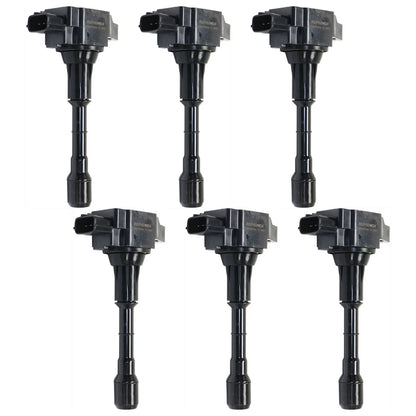 Ignition Coils Set of 6 for Nissan 370Z, INFINITI Q50, Q70, Q70L, QX50, QX70